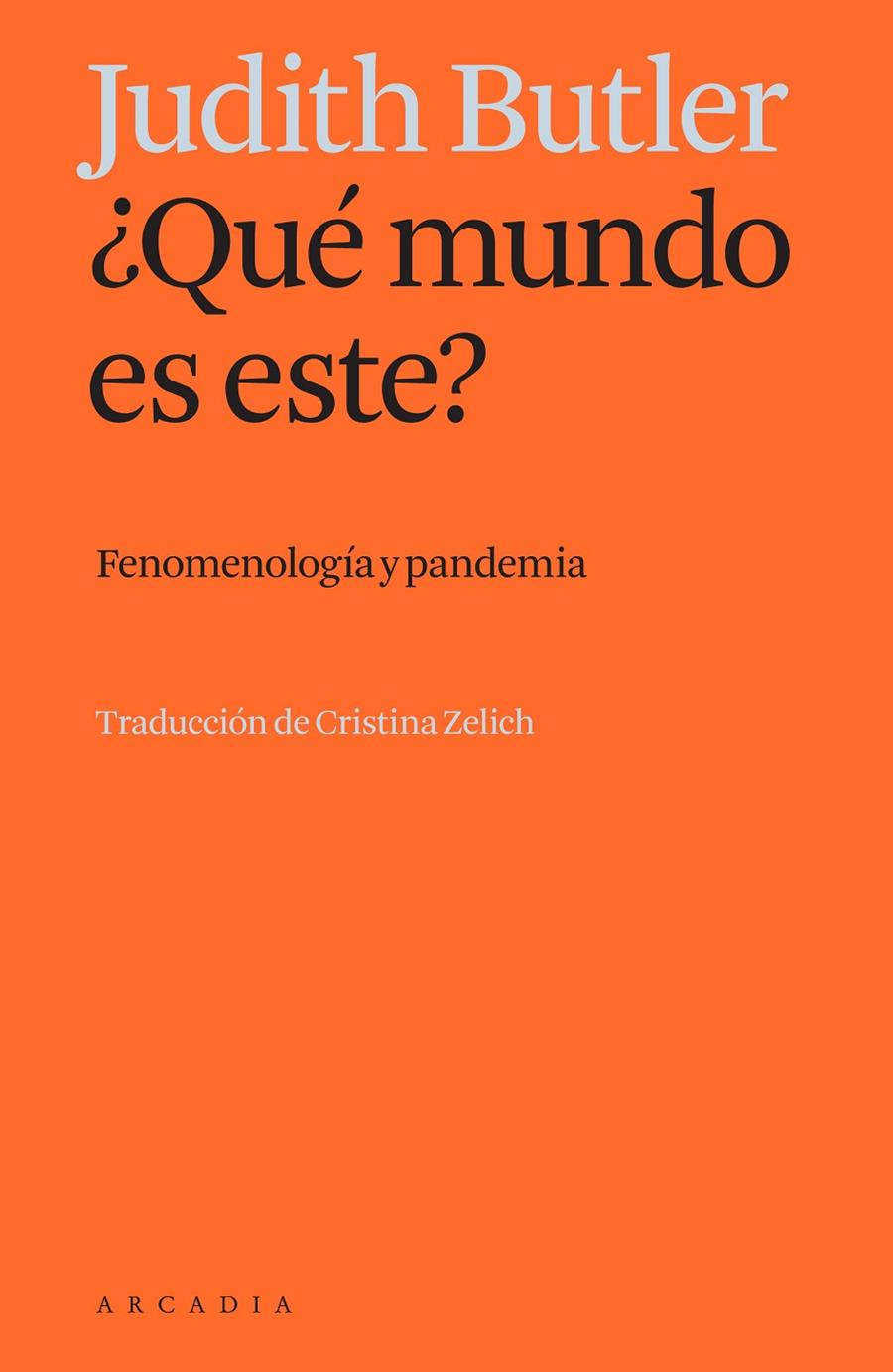 ¿Qué mundo es este? | 9788412542745 | Judith Butler