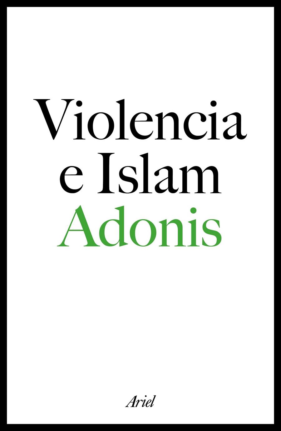 Violencia e islam | 9788434423329 | Adonis