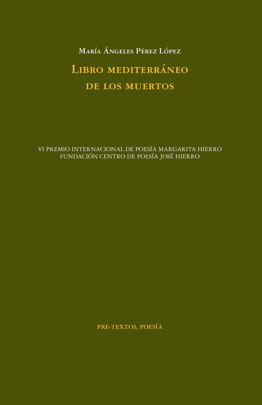 Libro mediterráneo de los muertos | 9788419633125 | María Ángeles Pérez López