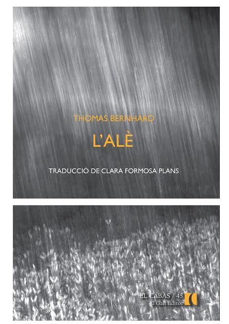 L'alè | 9788492574865 | Thomas Bernhard