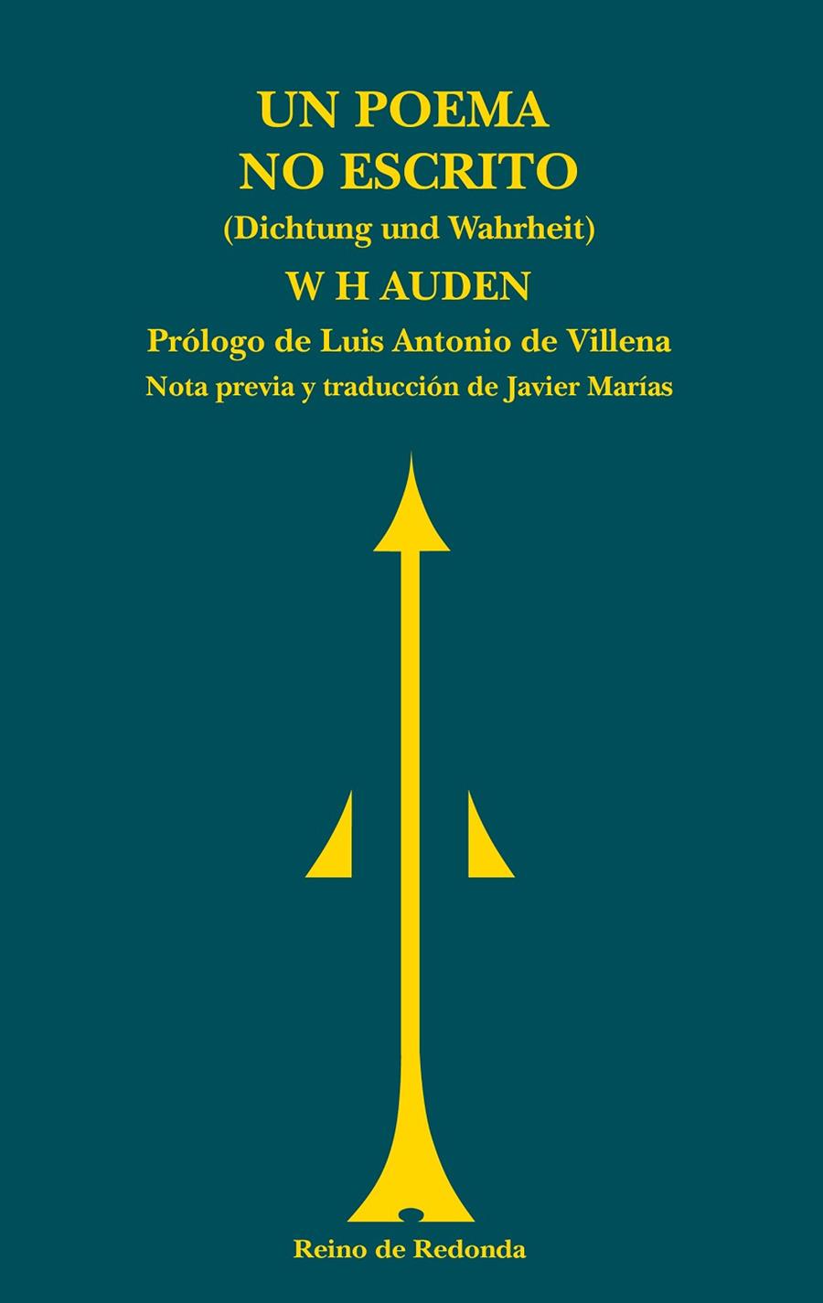 Un poema no escrito (bilingüe anglès - català) | 9788494725685 | W.H. Auden