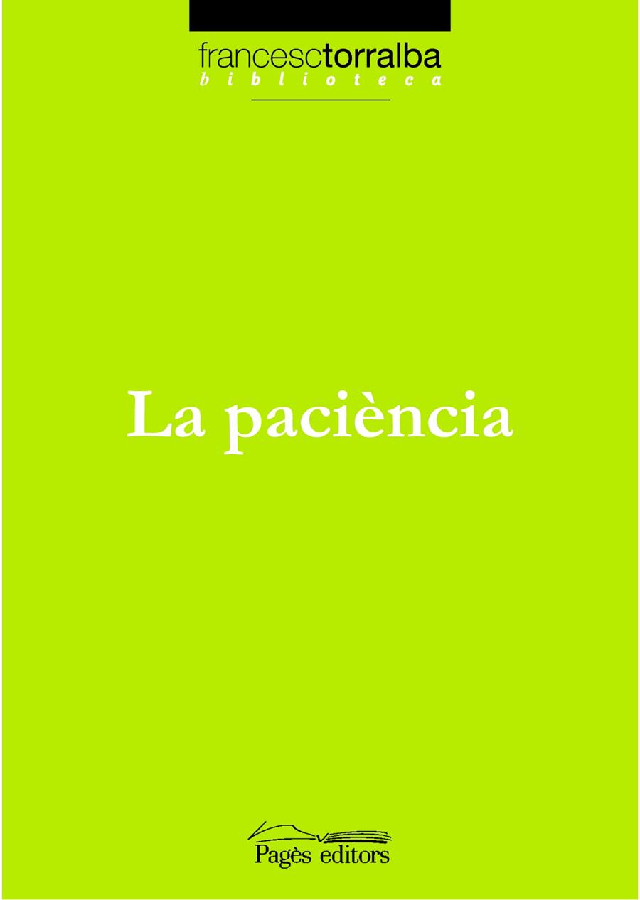 La paciència | 9788497795456 | Francesc Torralba Roselló