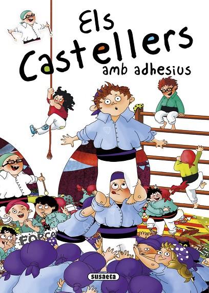 Els castellers amb adhesius | 9788467740332 | Mònica Abad ; Kasandra