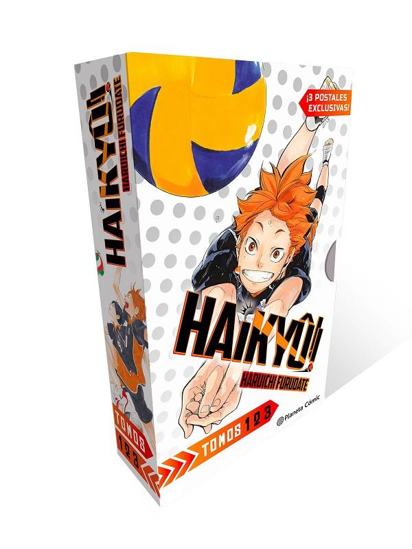 Haikyû!! 1, 2 y 3 (3 volums + 3 postals) (castellà) | 9788411610322 | Haruichi Furudate