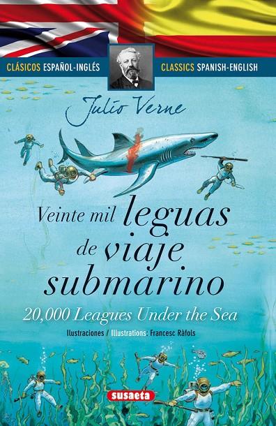 Veinte mil leguas de viaje submarino ; 20.000 leagues under the sea (bilingüe anglès - castellà) | 9788467731965 | Julio Verne ; Isabel López