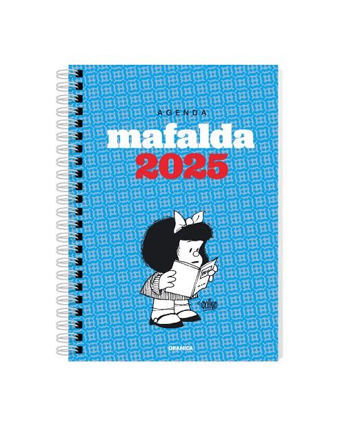 Agenda 2025 : Mafalda (horitzontal) (blau) | 9786316544360 | Quino