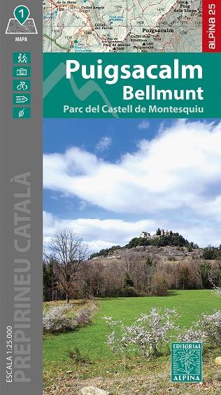 Puigsacalm ; Bellmunt (1:25000) | 9788470111280