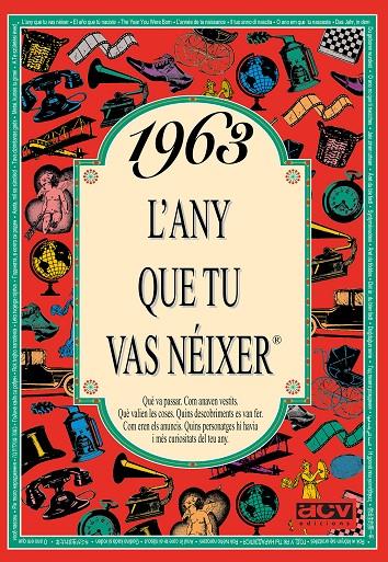 1963 : L'any que tu vas néixer | 9788488907486 | Rosa Collado Bascompte