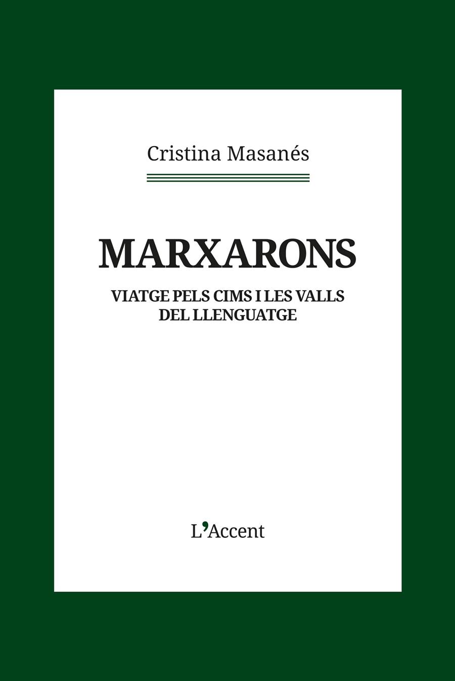 Marxarons | 9788418680434 | Cristina Masanés