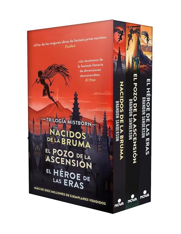 Mistborn : Nacidos de la Bruma ; El Pozo de la Ascensión ; El héroe de las eras (3 volums) | 9788419260239 | Brandon Sanderson