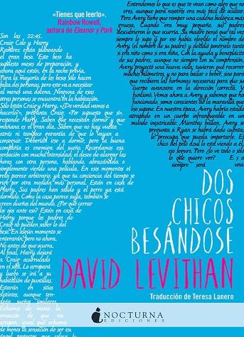 Dos chicos besándose | 9788494527753 | David Levithan