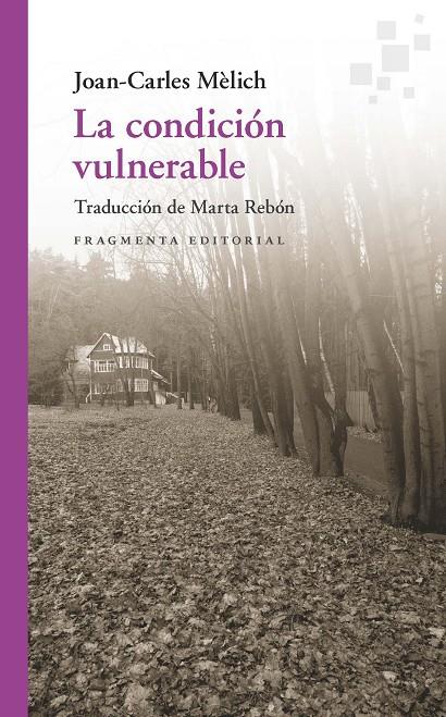 La condición vulnerable | 9788417796723 | Joan-Carles Mèlich