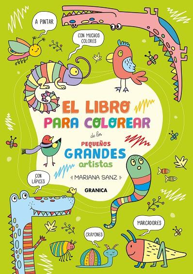 El libro para colorear de los pequeños grandes artistas | 9789878935355 | Mariana Sanz