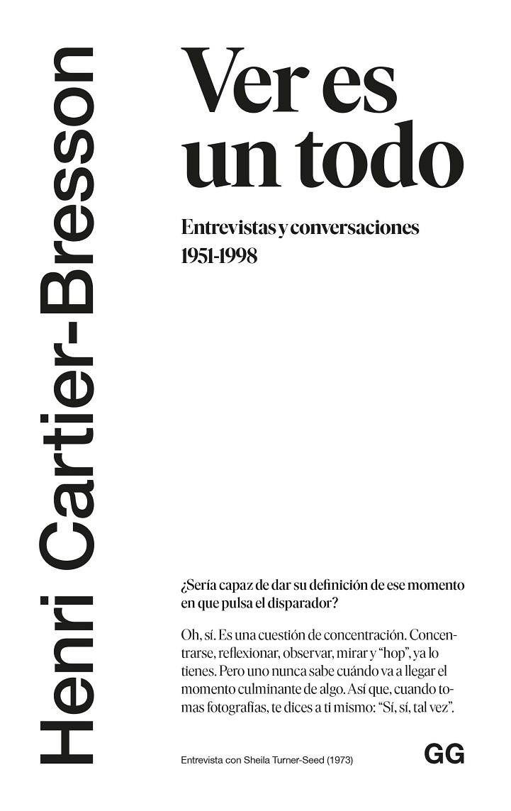 Ver es un todo | 9788425227578 | Henri Cartier-Bresson