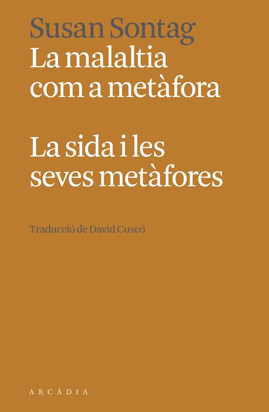 La malaltia com a metàfora ; La sida i les seves metàfores | 9788412667363 | Susan Sontag