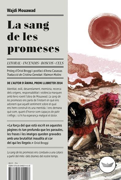 La sang de les promeses | 9788494601408 | Wajdi Mouawad