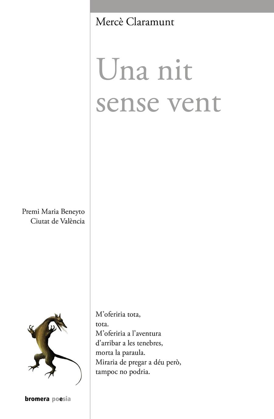 Una nit sense vent | 9788413581576 | Mercè Claramunt