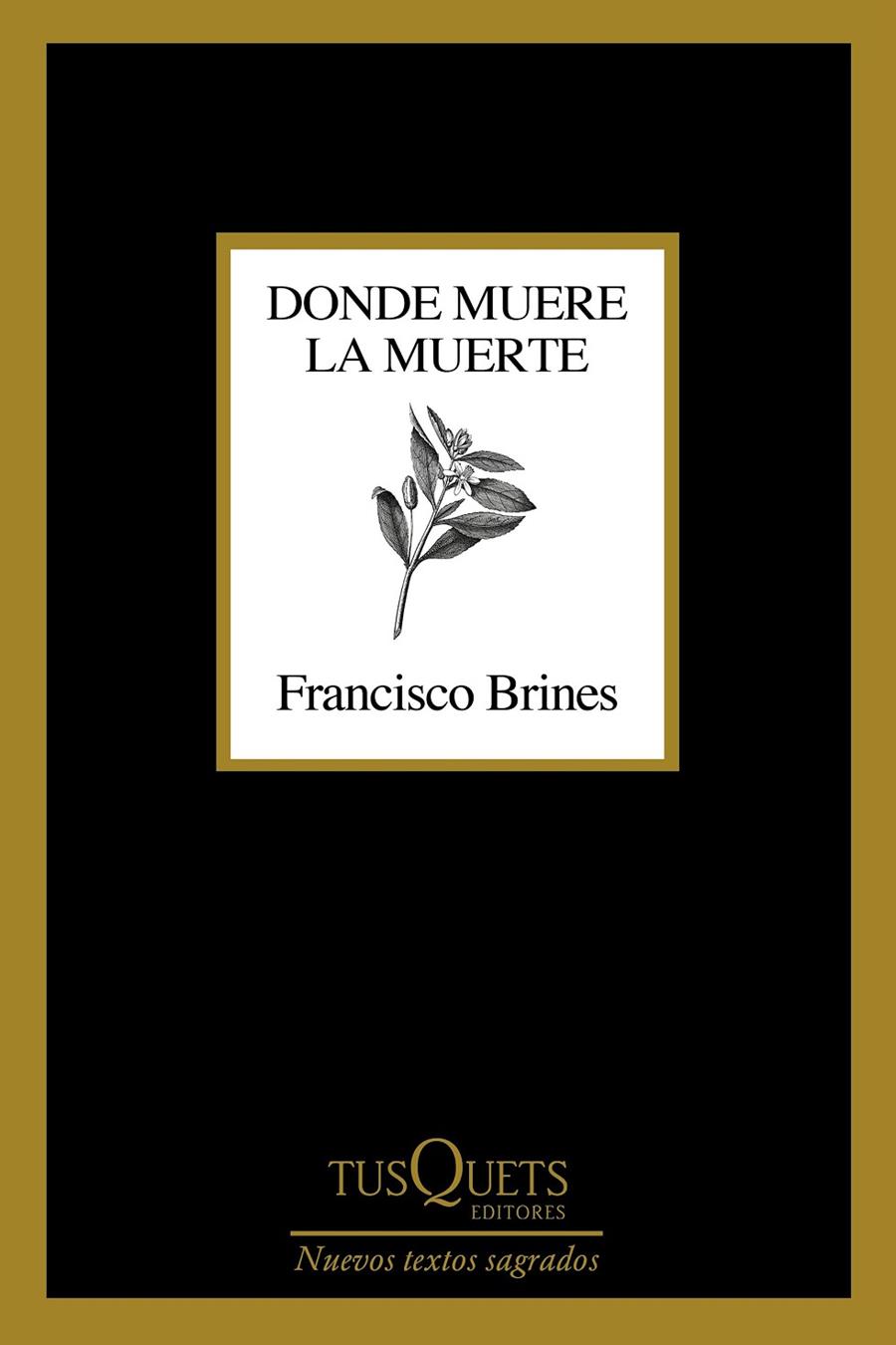 Donde muere la muerte | 9788411070188 | Francisco Brines