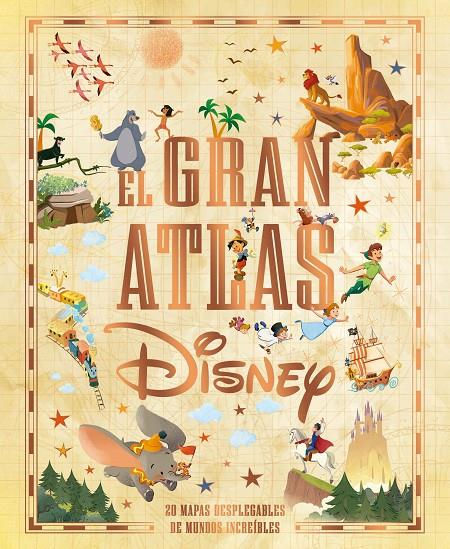 El gran atlas Disney | 9788499519906