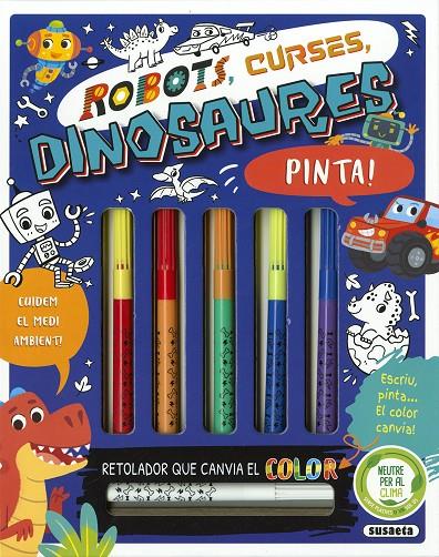 Robots, curses, dinosaures (+ retoladors) | 9788467790641 | Gabriele Tafuni