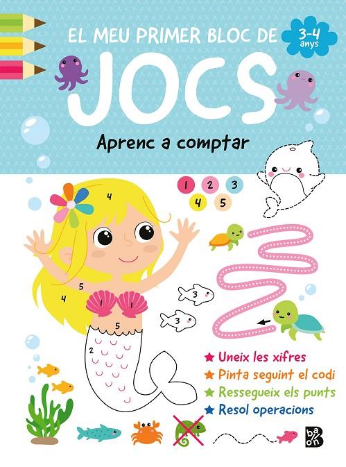 El meu primer bloc de jocs : Aprenc a comptar (3-4 anys) | 9789403237640 | Kaa Tigo