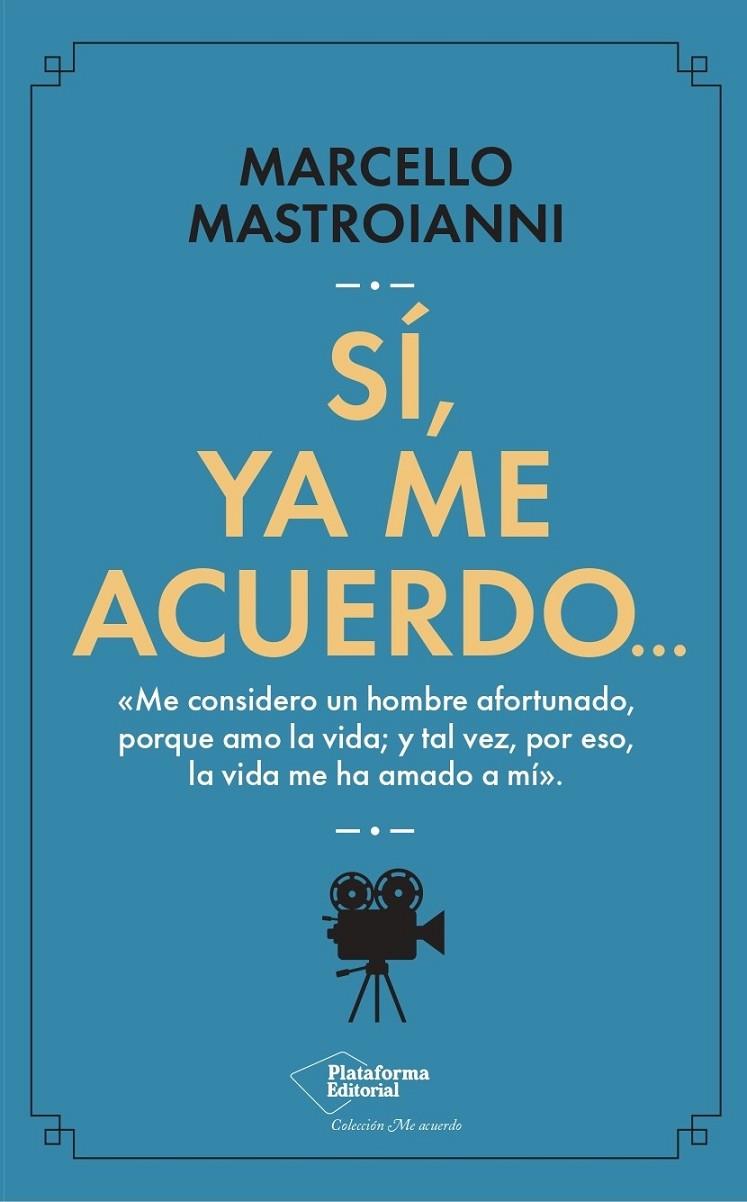 Sí, ya me acuerdo | 9788419655363 | Marcello Mastroianni