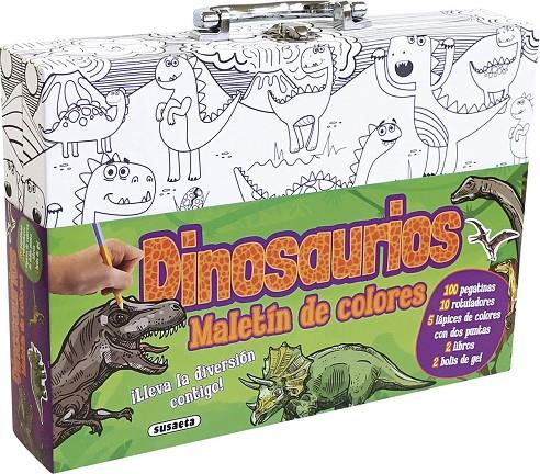 Dinosaurios : maletín de colores | 9788467790580