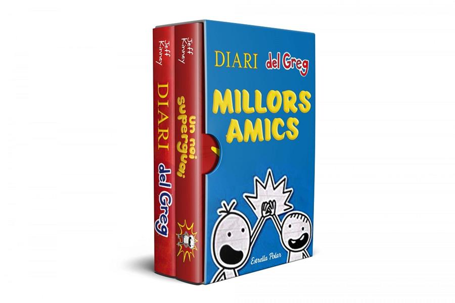 Millors amics : Diari del Greg 1 ; Diari del Rowley 1 (2 volums) | 9788418443527 | Jeff Kinney