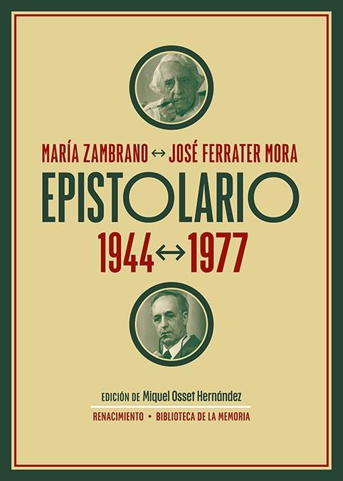 Epistolario 1944-1977 | 9788419231864 | María Zambrano ; José Ferrater Mora