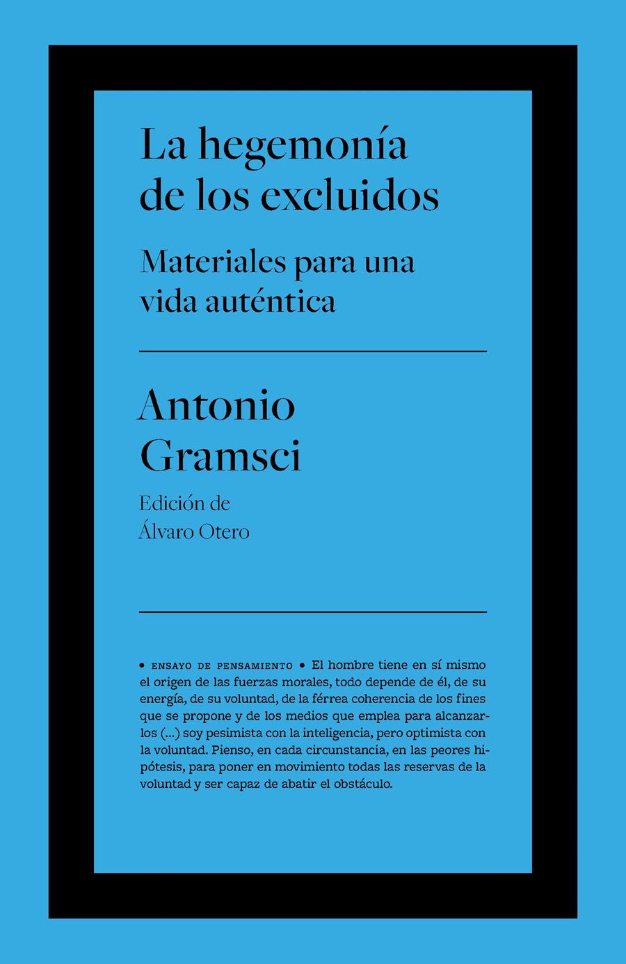 La hegemonía de los excluidos | 9788418546778 | Antonio Gramsci