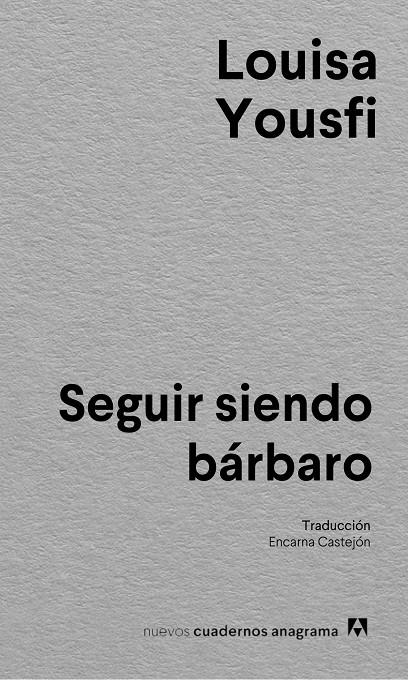 Seguir siendo bárbaro | 9788433927637 | Louisa Yousfi