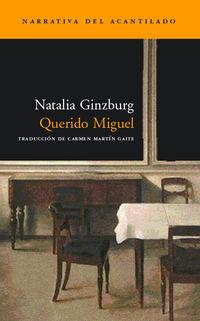 Querido Miguel | 9788496136090 | Natalia Ginzburg