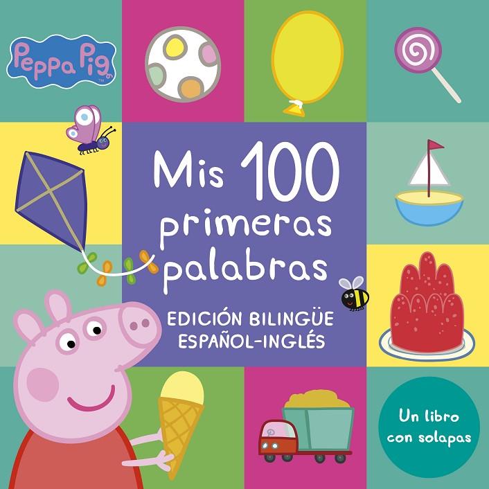 Peppa Pig : Mis 100 primeras palabras (castellà - anglès) | 9788448858575