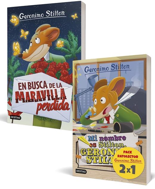 Mi nombre es Stilton, Geronimo Stilton ; En busca de la maravilla perdida (2 volums) | 9788408214922 | Geronimo Stilton