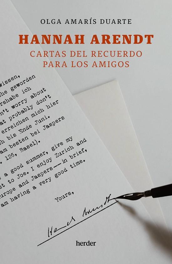 Hannah Arendt : cartas del recuerdo para los amigos | 9788425451294 | Olga Amarís Duarte