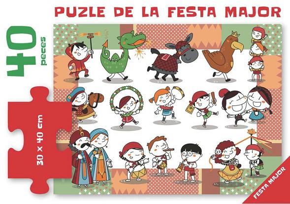 Puzzle : Puzle de la Festa Major (40 peces) | 9788417000462 | Glòria Fort