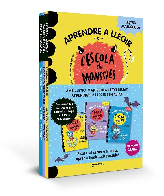 Aprendre a llegir a l'Escola de Monstres (Volums del 4 al 6) | 9788410298675 | Sally Rippin ; Chris Kennett