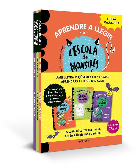 Aprendre a llegir a l'Escola de Monstres (Volums del 7 al 9) | 9788410298699 | Sally Rippin ; Chris Kennett