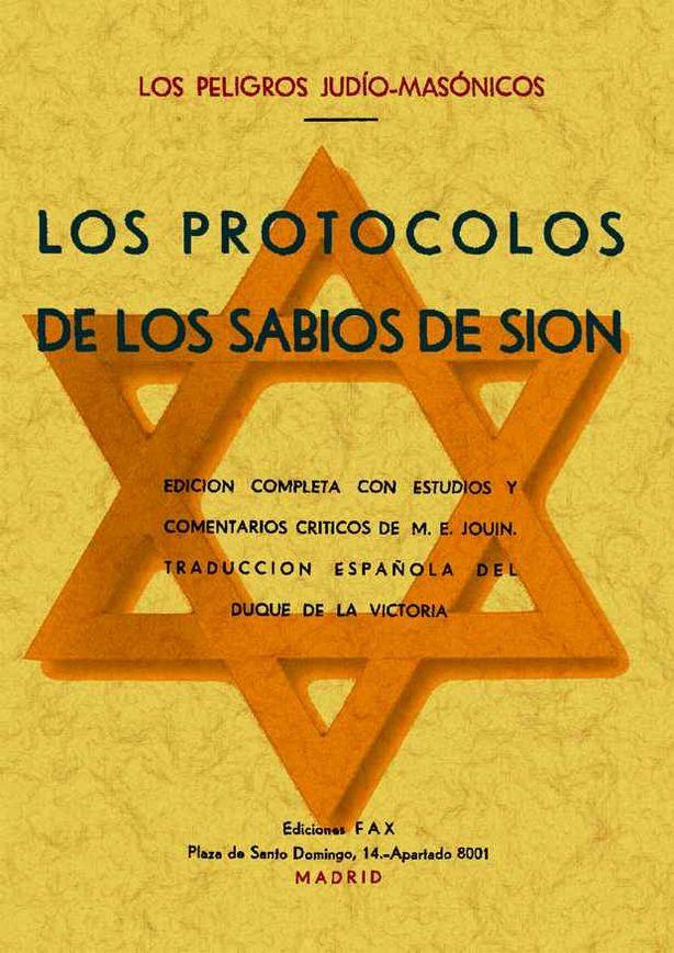 Los protocolos de los sabios de Sión  | 9788497614450