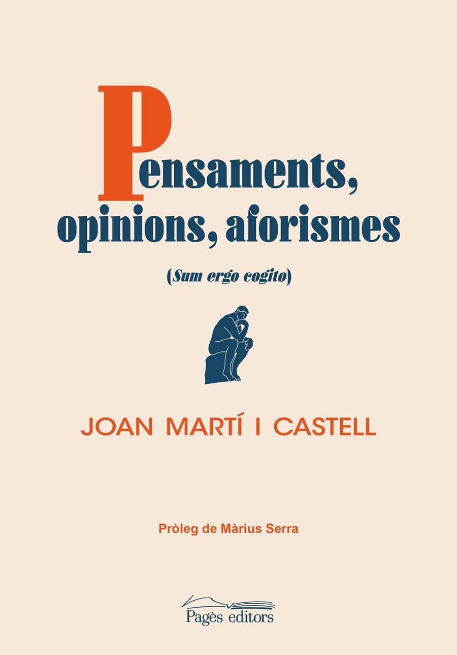 Pensaments, opinions, aforismes | 9788413033860 | Joan Martí i Castell