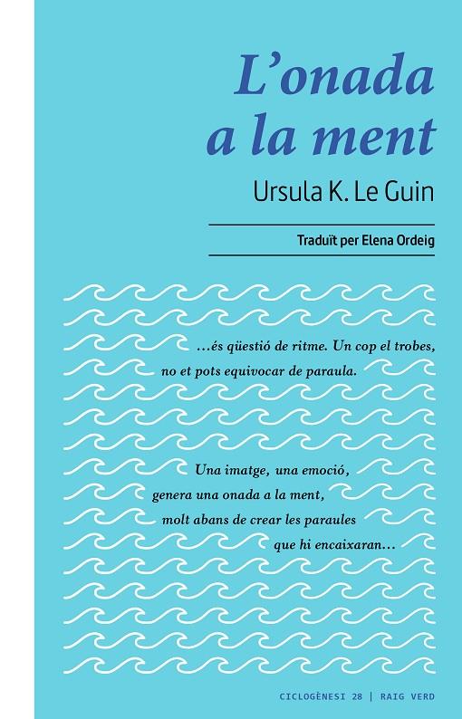 L'onada a la ment | 9788419206862 | Ursula K. Le Guin