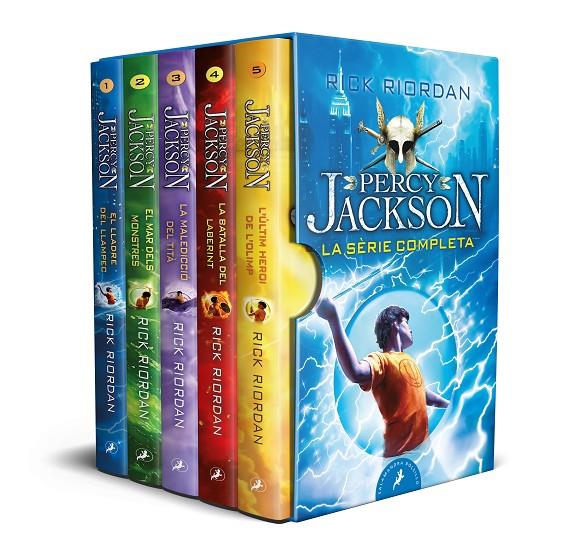 Percy Jackson i els déus de l'Olimp  (pack 5 volums) | 9788418173738 | Rick Riordan