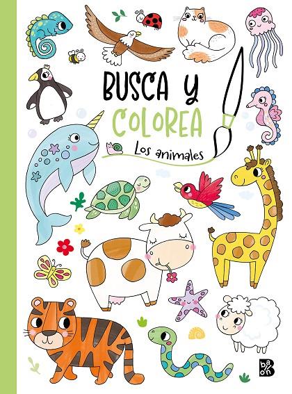 Busca y colorea : Los animales | 9789403231211 | Sam Rennocks