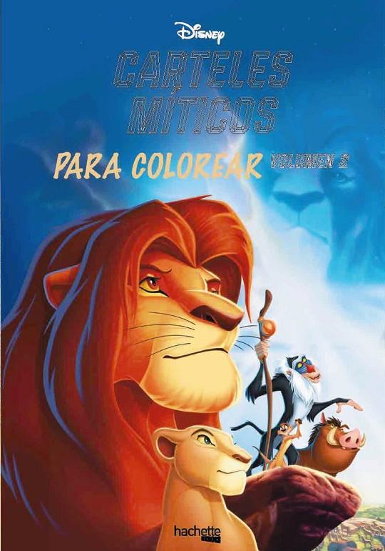 Disney : Carteles míticos para colorear 2 | 9788418182365