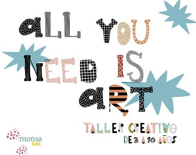 All you need is art : taller creativo de 3  a 90 años | 9788417557485