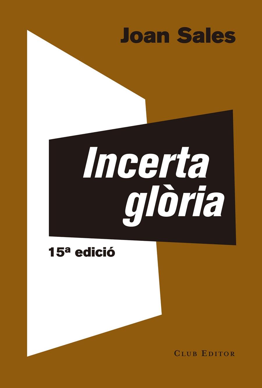 Incerta glòria | 9788473291767 | Joan Sales