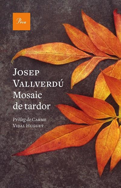 Mosaic de tardor | 9788419657244 | Josep Vallverdú