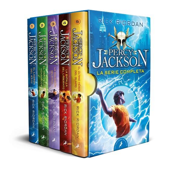 Percy Jackson y los dioses del Olimpo (pack 5 volums) | 9788418173721 | Rick Riordan