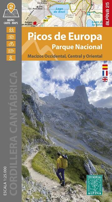 Picos de Europa (2 mapes) (1:25.000) | 9788470111495