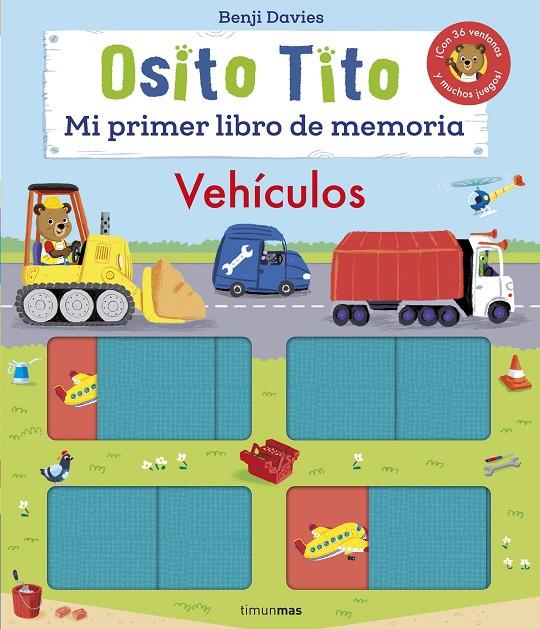 Osito Tito : Mi primer libro de memoria (vehículos) | 9788408256182 | Benji Davies